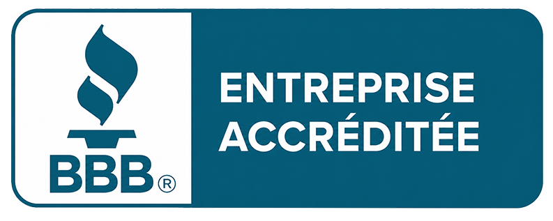 BBB accredited business logo for trusted roofing company