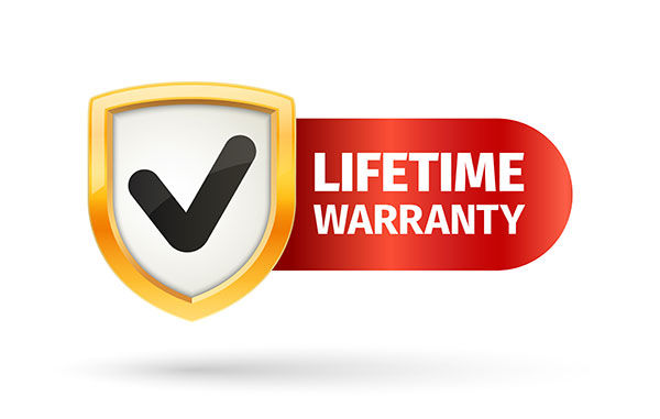 Lifetime Warranty Badge